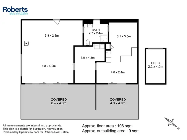Floorplan of Homely land listing, 61 Tasman Highway, Bicheno TAS 7215