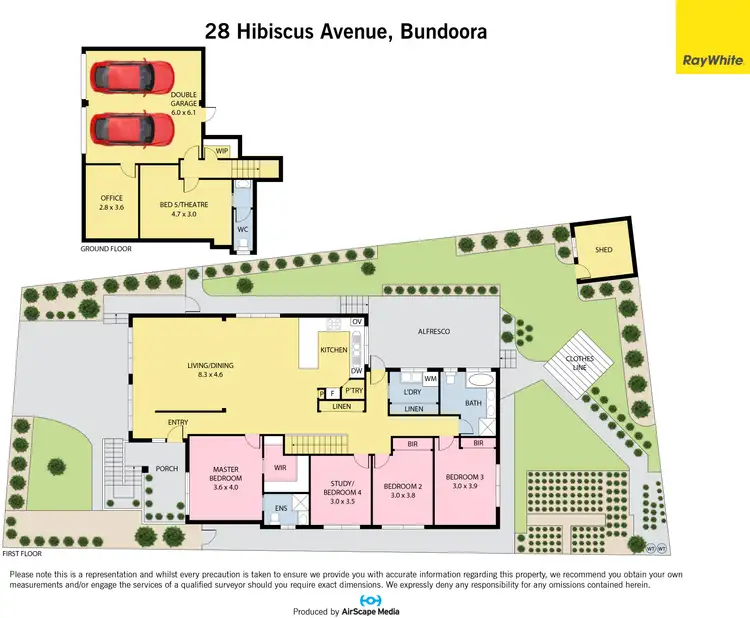 Floorplan of Homely house listing, 28 Hibiscus Avenue, Bundoora VIC 3083