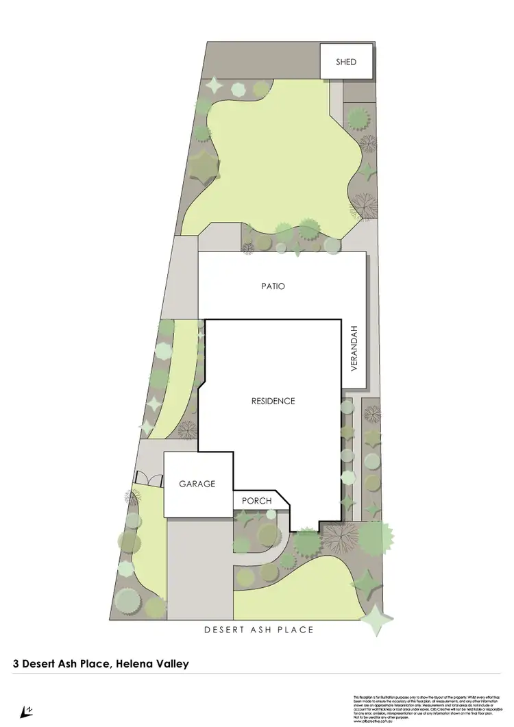 Floorplan of Homely house listing, 3 Desert Ash Place, Helena Valley WA 6056