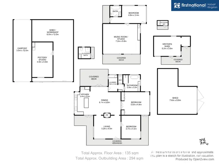 Floorplan of Homely house listing, 291 Simpsons Bay Road, Simpsons Bay TAS 7150