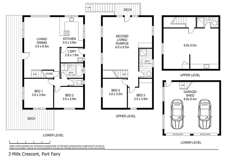 Floorplan of Homely house listing, 3 Mills Cres, Port Fairy VIC 3284