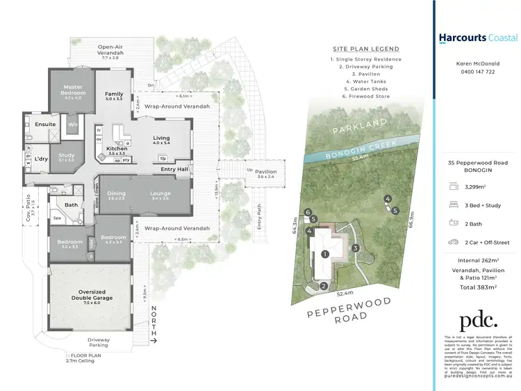 Floorplan of Homely house listing, 35 Pepperwood Road, Bonogin QLD 4213