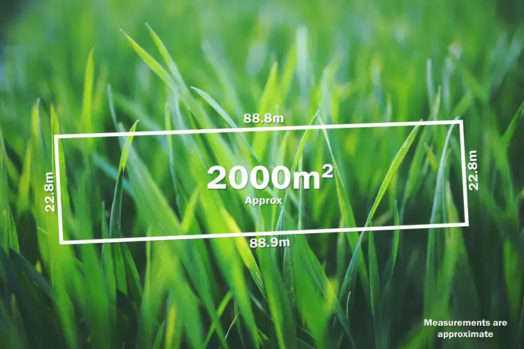 Floorplan of Homely land listing, 2767 Old Melbourne Road, Dunnstown VIC 3352
