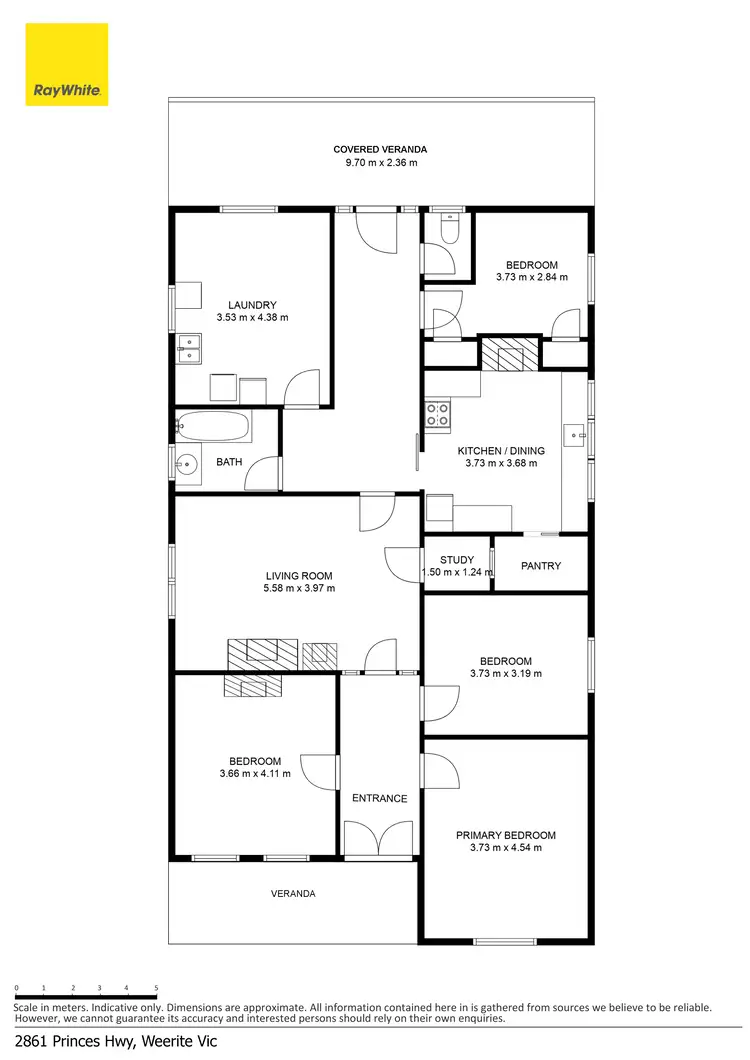 Floorplan of Homely house listing, 2861 Princes Highway, Weerite VIC 3260