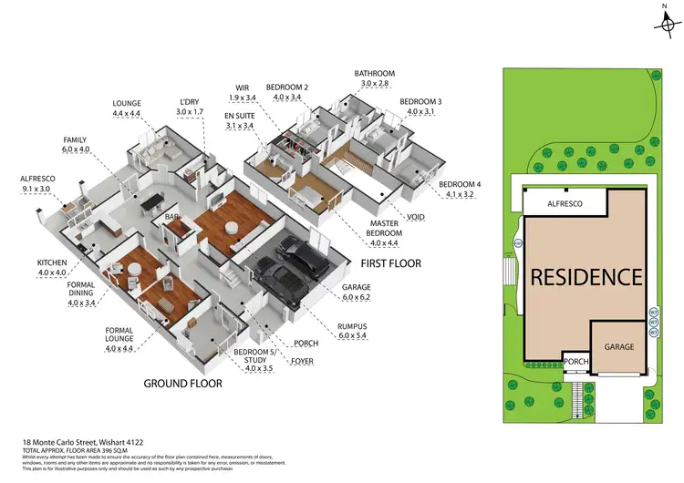 Floorplan of Homely house listing, 18 Monte Carlo Street, Wishart QLD 4122