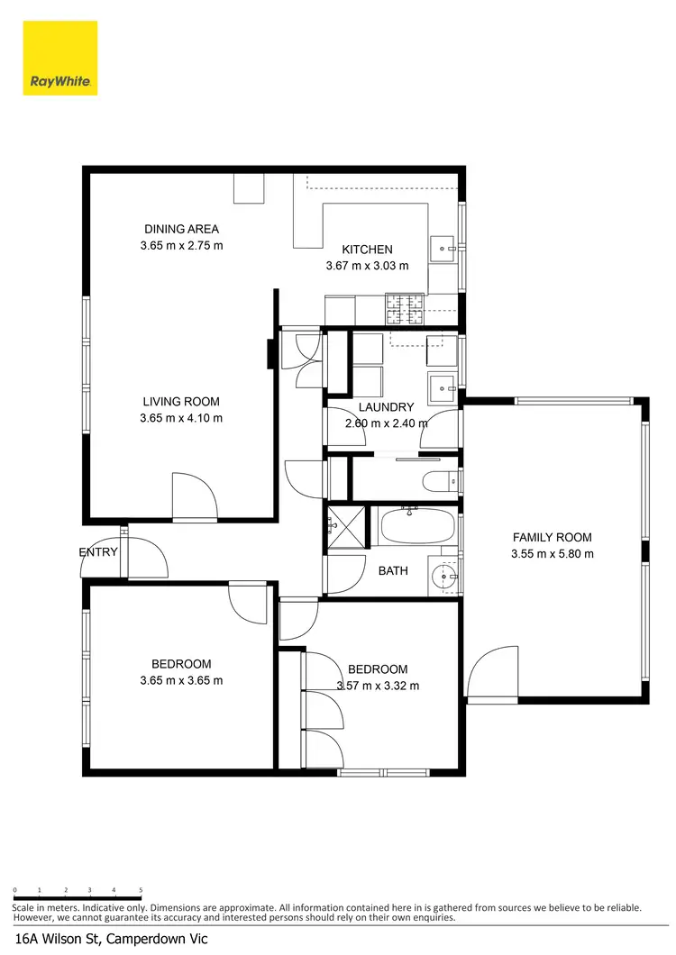 Floorplan of Homely house listing, 16A Wilson Street, Camperdown VIC 3260