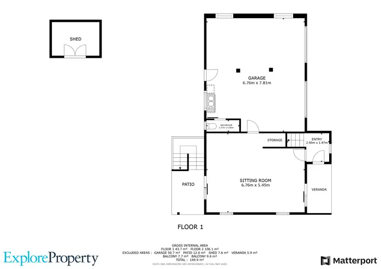 Floorplan of Homely house listing, 216 Bald Hills Road, Bald Hills QLD 4036