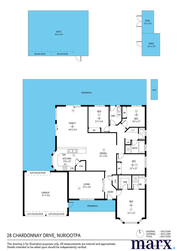 Floorplan of Homely house listing, 28 Chardonnay Drive, Nuriootpa SA 5355