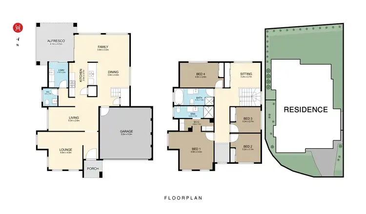 Floorplan of Homely house listing, 21 Bardia Avenue, Bardia NSW 2565