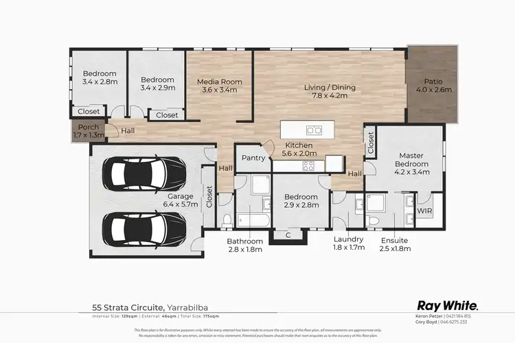 Floorplan of Homely house listing, 55 Strata Circuit, Yarrabilba QLD 4207