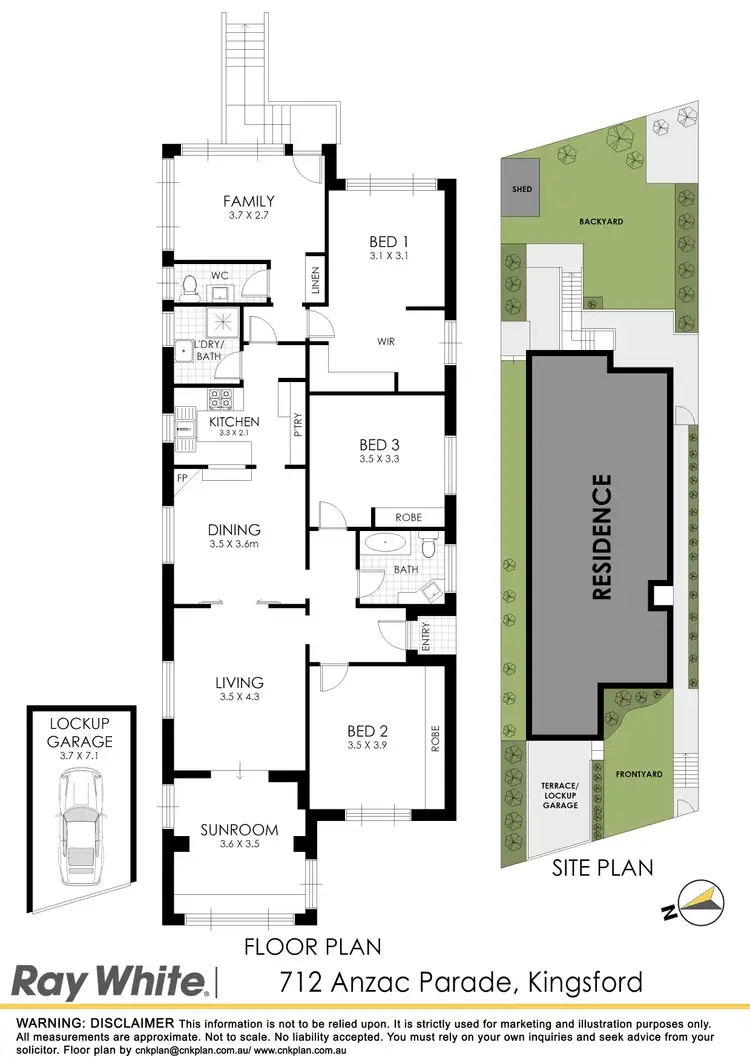 Floorplan of Homely house listing, 712 Anzac Parade, Kingsford NSW 2032