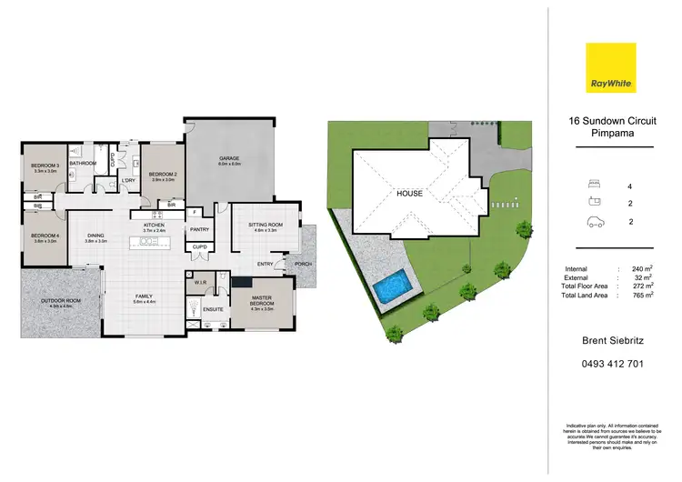 Floorplan of Homely house listing, 16 Sundown Circuit, Pimpama QLD 4209