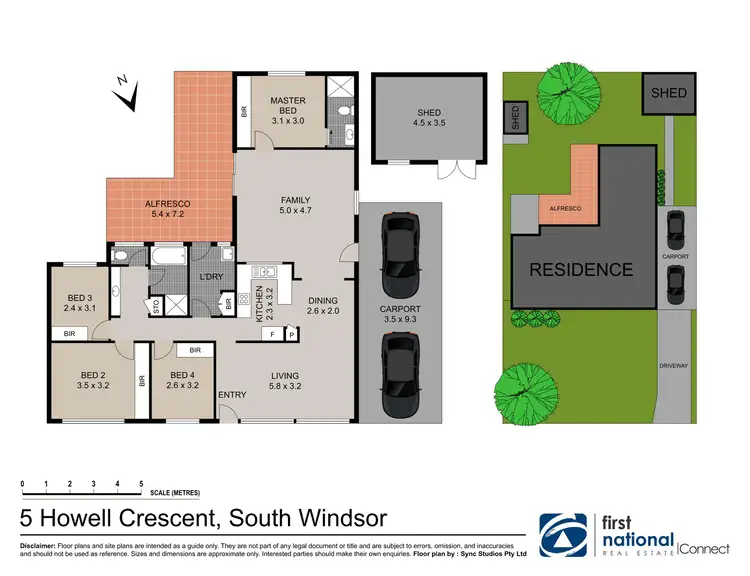 Floorplan of Homely house listing, 5 Howell Crescent, South Windsor NSW 2756