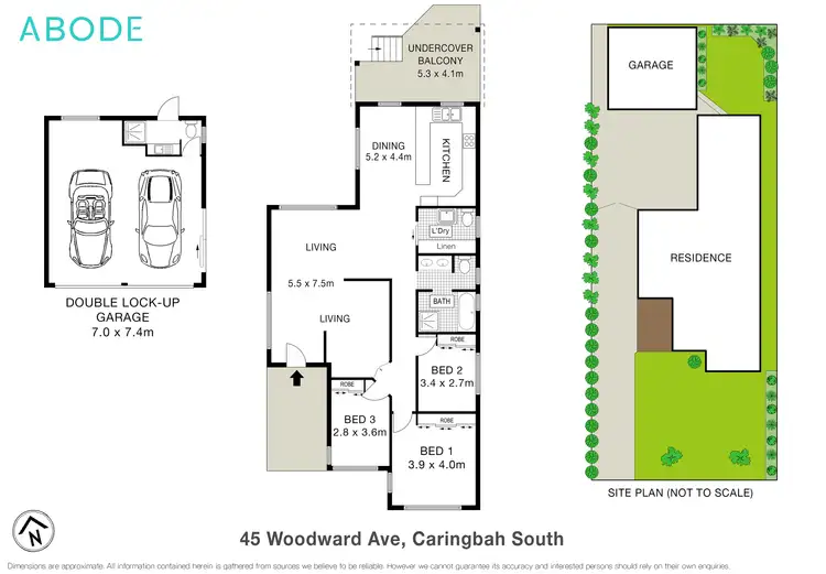 Floorplan of Homely house listing, 45 Woodward Avenue, Caringbah South NSW 2229