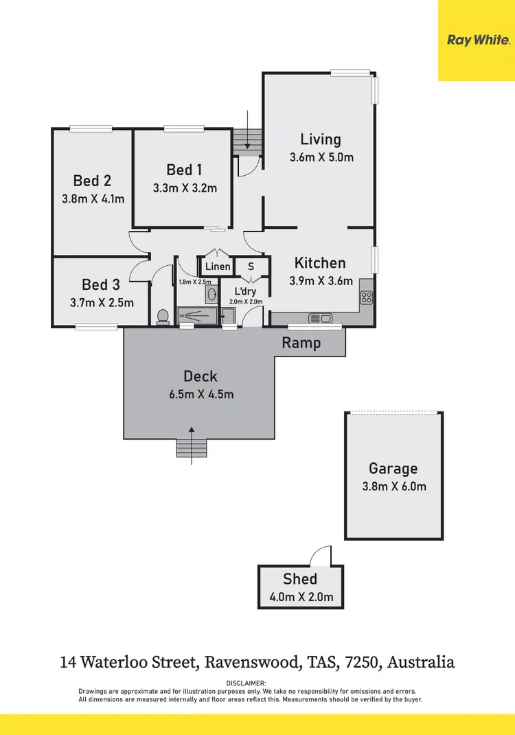 Floorplan of Homely house listing, 14 Waterloo Street, Ravenswood TAS 7250