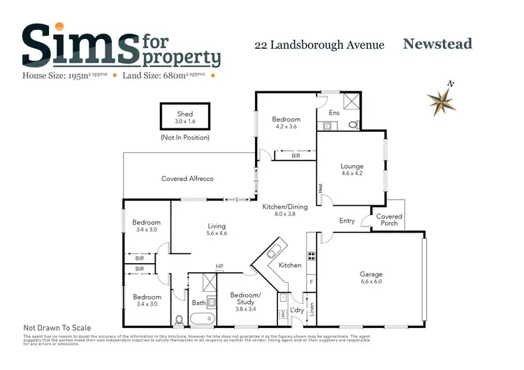 Floorplan of Homely house listing, 22 Landsborough Avenue, Newstead TAS 7250