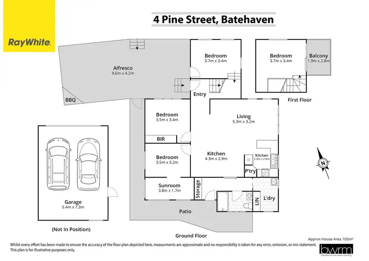 Floorplan of Homely house listing, 4 Pine Street, Batehaven NSW 2536