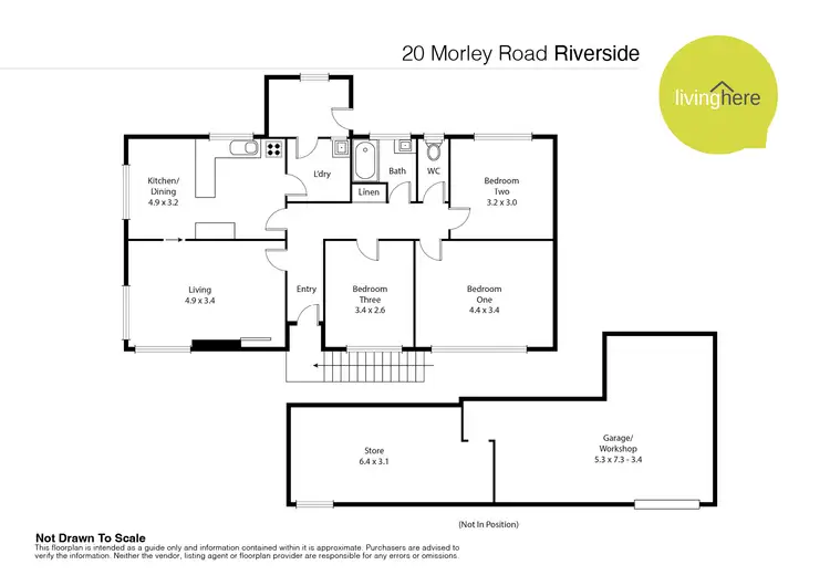Floorplan of Homely house listing, 20 Morley Road, Riverside TAS 7250