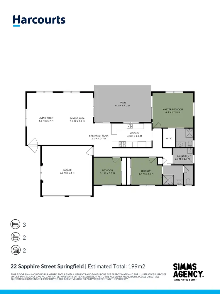 Floorplan of Homely house listing, 22 Sapphire Street, Springfield QLD 4300