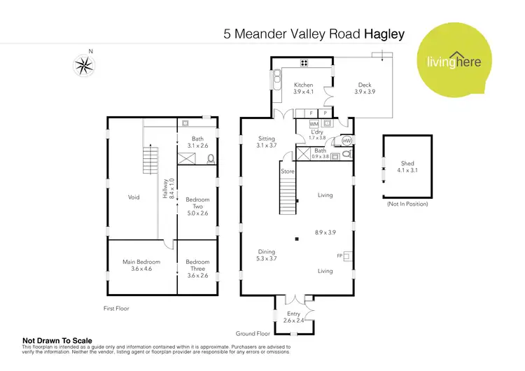 Floorplan of Homely house listing, 5 Meander Valley Road, Hagley TAS 7292