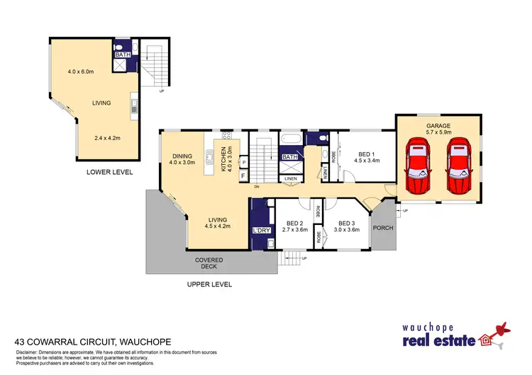 Floorplan of Homely house listing, 43 Cowarral Circuit, Wauchope NSW 2446