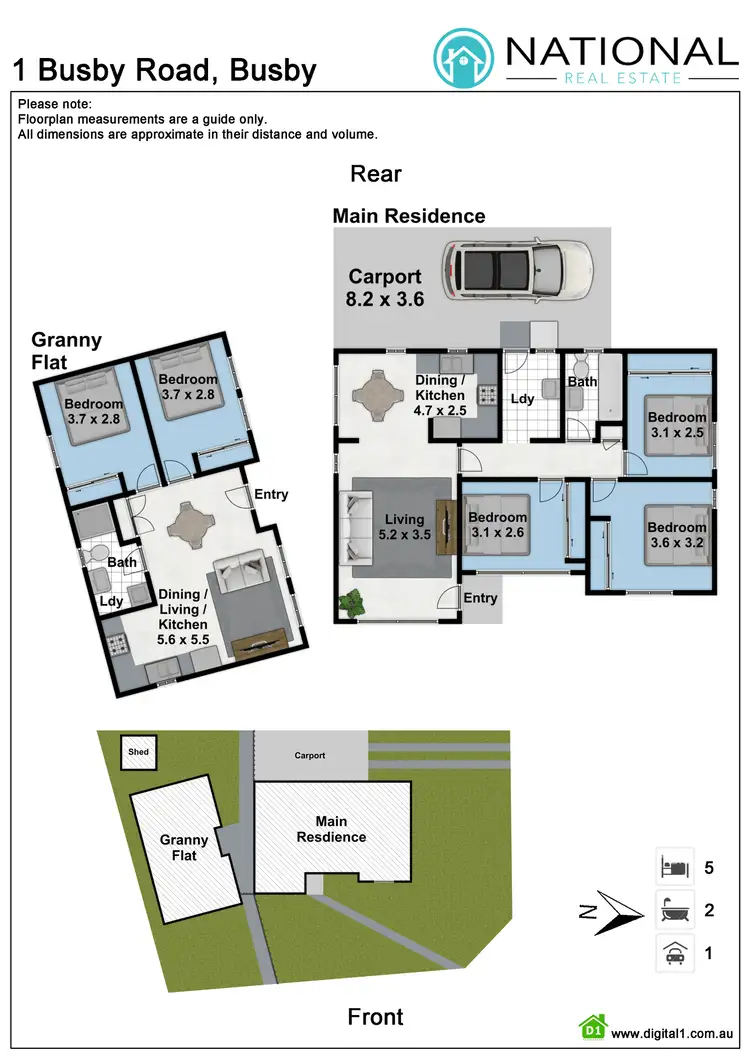 Floorplan of Homely house listing, 1 Busby Road, Busby NSW 2168