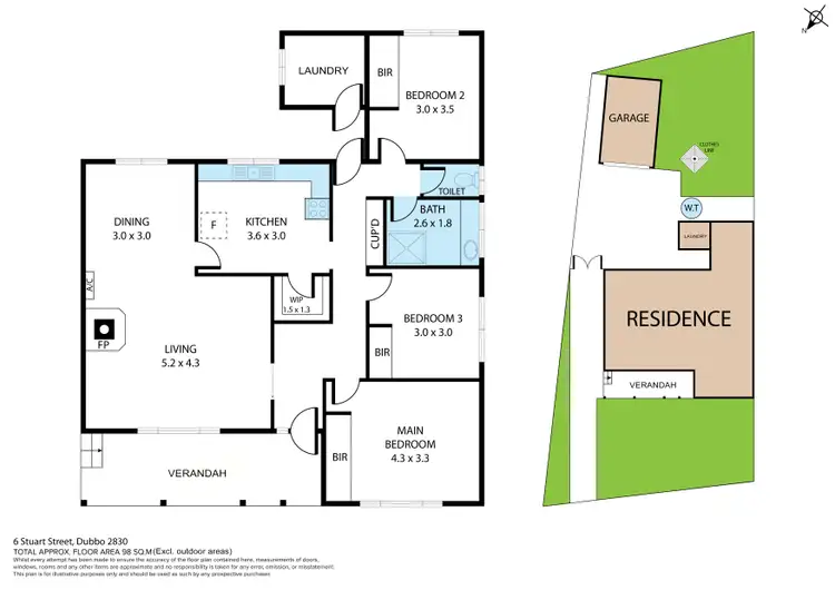 Floorplan of Homely house listing, 6 Stuart Street, Dubbo NSW 2830