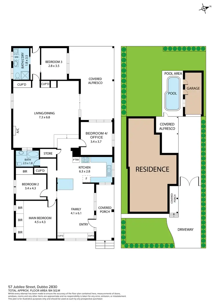 Floorplan of Homely house listing, 57 Jubilee Street, Dubbo NSW 2830