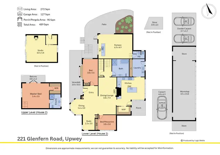 Floorplan of Homely house listing, 221 Glenfern Road, Upwey VIC 3158