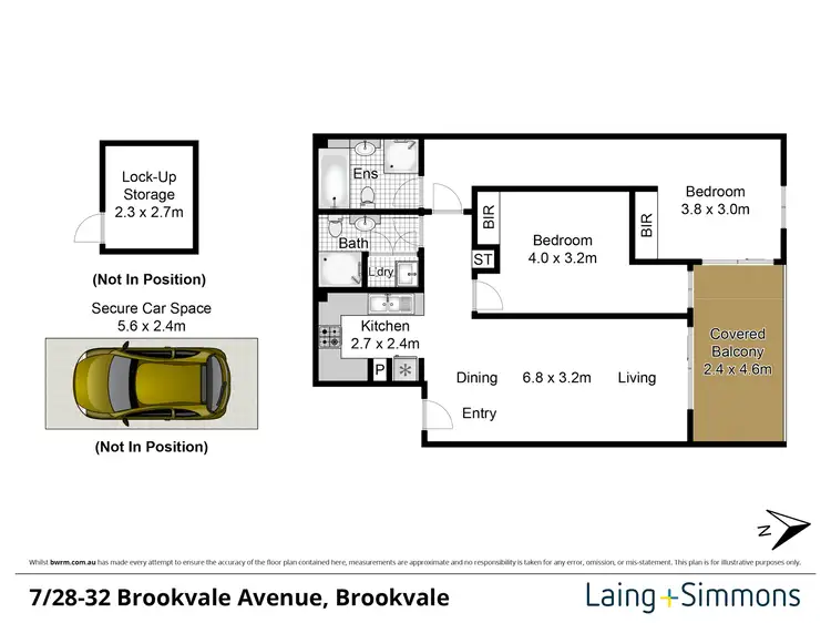 Floorplan of Homely unit listing, 7/28-32 Brookvale Avenue, Brookvale NSW 2100