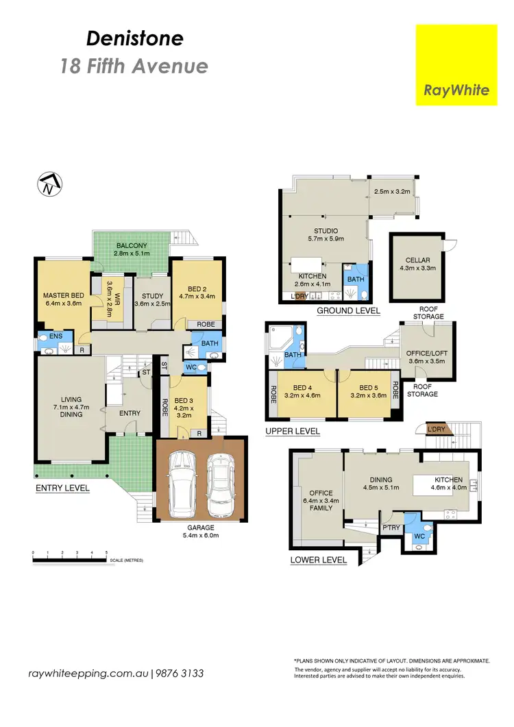 Floorplan of Homely house listing, 18 Fifth Avenue, Denistone NSW 2114