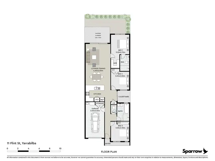 Floorplan of Homely house listing, 11 Flint Street, Yarrabilba QLD 4207
