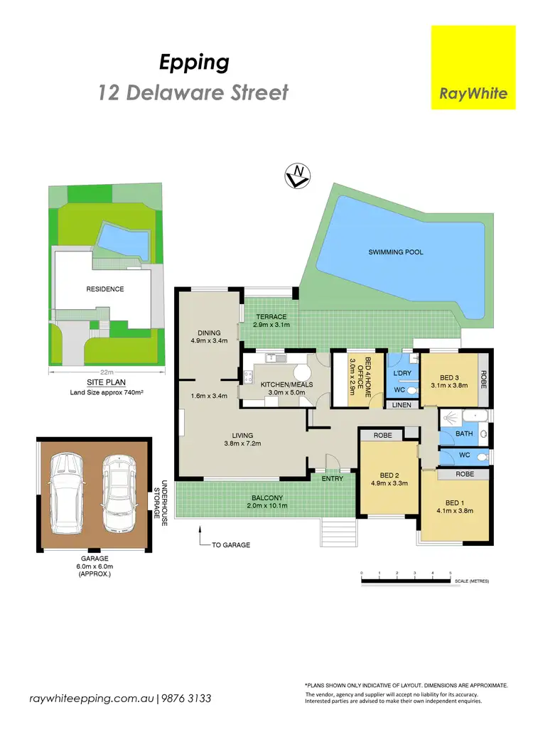 Floorplan of Homely house listing, 12 Delaware Street, Epping NSW 2121