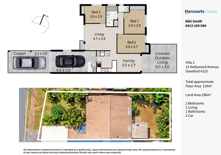 Floorplan of Homely house listing, 2/15 Hollywood Place, Oxenford QLD 4210