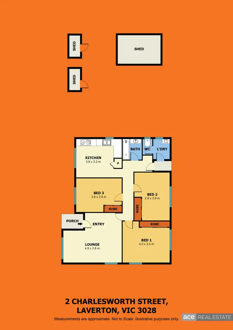Floorplan of Homely house listing, 2 Charlesworth Street, Laverton VIC 3028