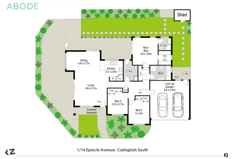 Floorplan of Homely villa listing, 1/14-16 Epacris Avenue, Caringbah South NSW 2229