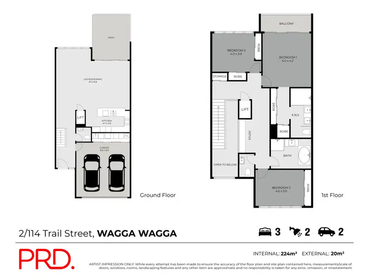 Floorplan of Homely house listing, 2/114 Trail Street, Wagga Wagga NSW 2650