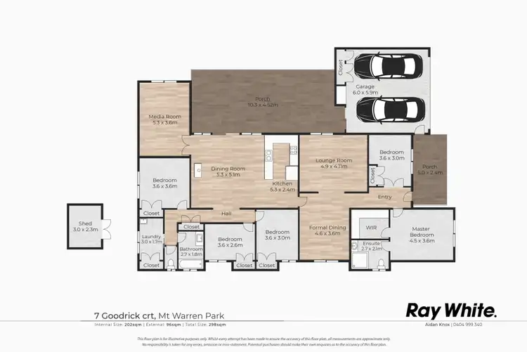 Floorplan of Homely house listing, 7 Goodrick Court, Mount Warren Park QLD 4207