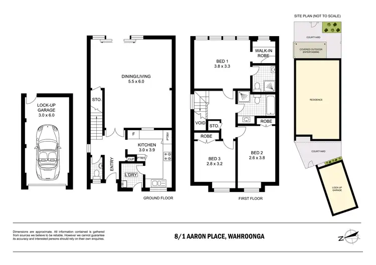 Floorplan of Homely townhouse listing, 8/1 Aaron Place, Wahroonga NSW 2076