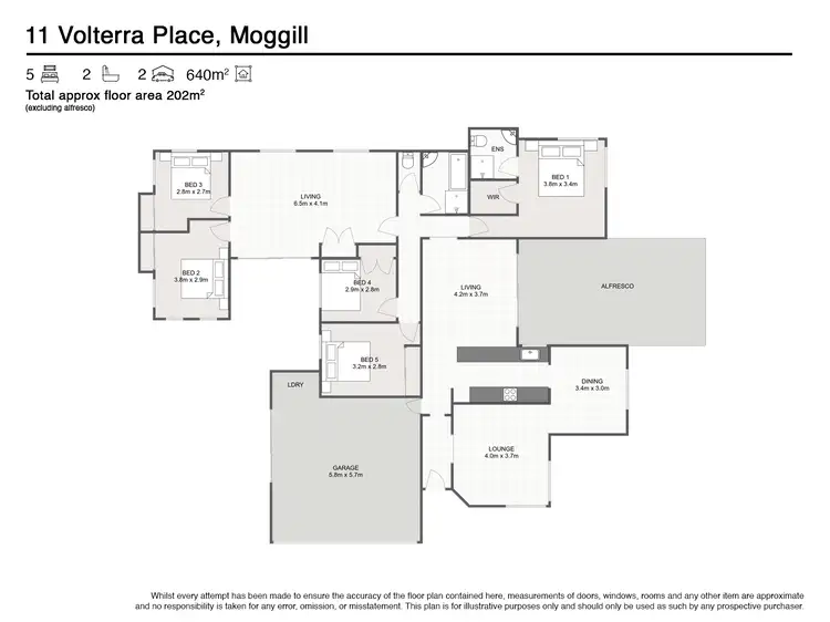 Floorplan of Homely house listing, 11 Volterra Place, Moggill QLD 4070