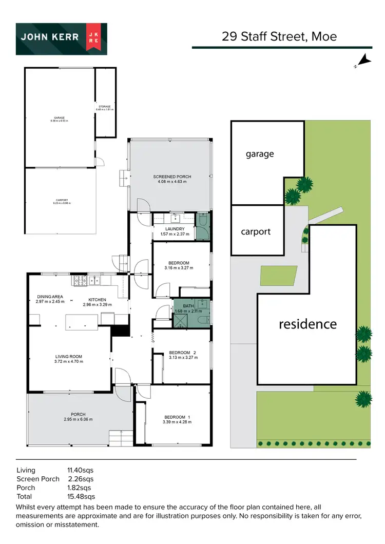 Floorplan of Homely house listing, 29 Staff Street, Moe VIC 3825