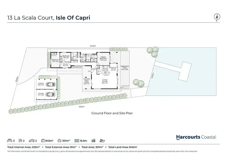 Floorplan of Homely house listing, 13 La Scala Court, Isle of Capri QLD 4217
