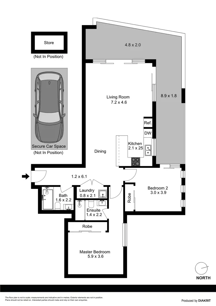 Floorplan of Homely apartment listing, 20/48-50 Lords Avenue, Asquith NSW 2077