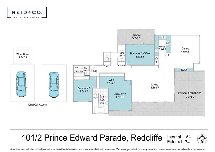 Floorplan of Homely apartment listing, 101/2 Prince Edward Parade, Redcliffe QLD 4020