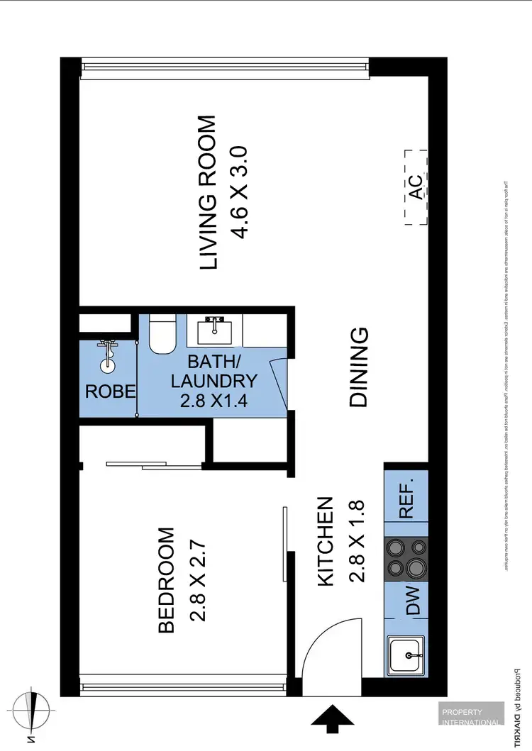 Floorplan of Homely apartment listing, 1508/557 Little Lonsdale Street, Melbourne VIC 3000