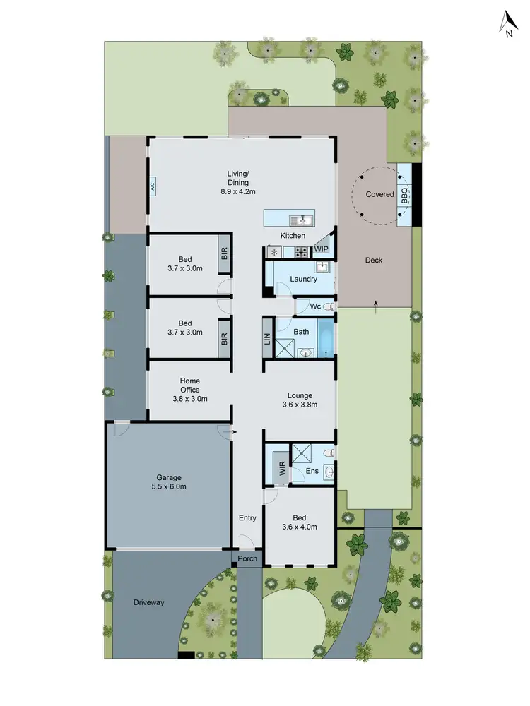 Floorplan of Homely house listing, 5 Annies Lane, Grovedale VIC 3216