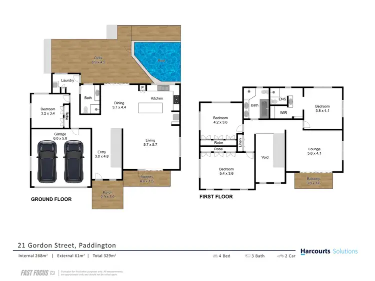 Floorplan of Homely house listing, 21 Gordon Street, Paddington QLD 4064