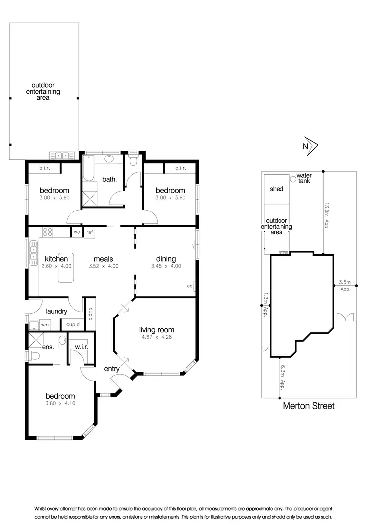 Floorplan of Homely house listing, 258 Merton Street, Altona Meadows VIC 3028
