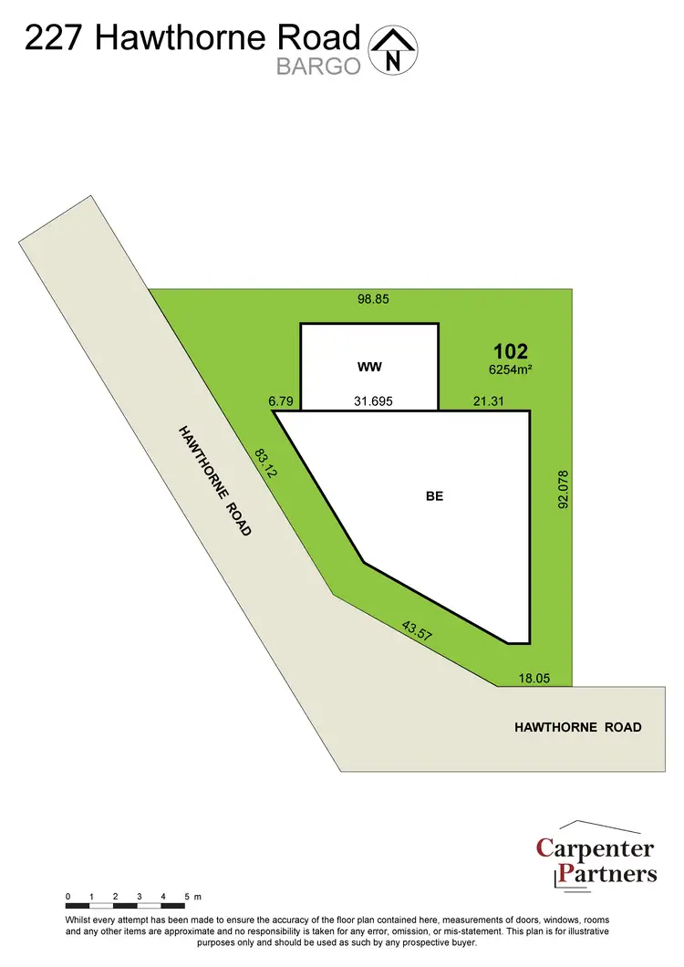 Floorplan of Homely land listing, 227 Hawthorne Road, Bargo NSW 2574