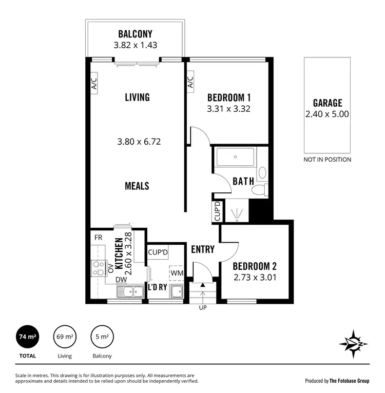 Floorplan of Homely apartment listing, 7/23 Colley Terrace, Glenelg SA 5045